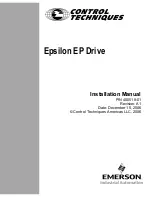 Emerson Control Techniques Epsilon EP202 Installation Manual preview