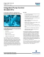 Preview for 1 page of Emerson Control Wave SCADA RTU Brochure