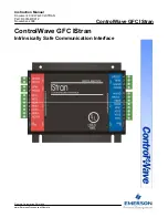 Preview for 1 page of Emerson ControlWave GFC IStran Instruction Manual