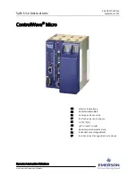 Emerson ControlWave MICRO Use Instructions preview