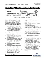 Preview for 3 page of Emerson ControlWave MICRO Use Instructions