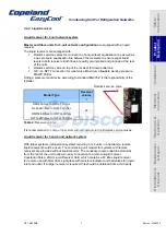 Preview for 8 page of Emerson Copeland EazyCool OLQ-24V-Nxx-TWD Series Application Manuallines