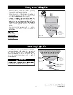 Предварительный просмотр 11 страницы Emerson CORNERSTONE CF1AB01 Owner'S Manual