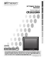 Предварительный просмотр 1 страницы Emerson CR202EM9 Owner'S Manual