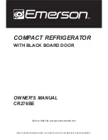 Emerson CR276BE Owner'S Manual preview