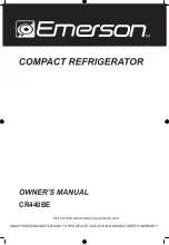 Emerson CR440BE Owner'S Manual preview