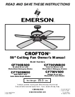 Emerson CROFTON CF790BS00 Owner'S Manual preview
