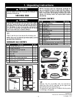 Preview for 3 page of Emerson Cronley CF411BS00 Owner'S Manual