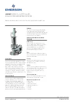 Предварительный просмотр 1 страницы Emerson Crosby HSJ Series Installation, Operation And Maintenance Instructions