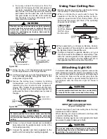 Предварительный просмотр 11 страницы Emerson CROWN CF4500AB04 Owner'S Manual