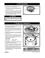 Предварительный просмотр 10 страницы Emerson CROWN SELECT CF4501AP00 Owner'S Manual