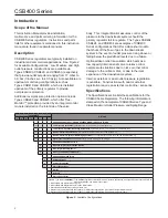 Предварительный просмотр 2 страницы Emerson CSB400 Series Instruction Manual