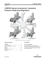 Emerson CSB700 Series Instruction Manual preview