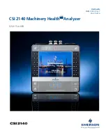 Emerson CSI 2140 User Manual предпросмотр