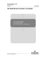 Preview for 1 page of Emerson CSI 9420 Quick Installation Manual