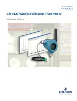 Emerson CSI 9420 Reference Manual preview