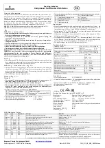 Emerson CSS Series Operating Instruction preview