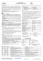 Preview for 2 page of Emerson CSS Series Operating Instruction