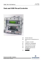 Emerson DanLoad 6000 Safe Use Instructions preview