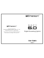 Preview for 1 page of Emerson DECT 6.0 EM6113 User Manual