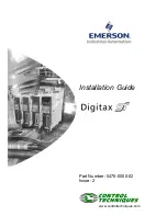 Emerson digitax st series Installation Manual preview