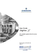 Preview for 1 page of Emerson Digitax ST User Manual