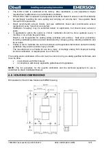 Предварительный просмотр 14 страницы Emerson Dixell GDI41 Installing And Operating Instructions