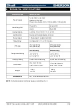 Preview for 27 page of Emerson Dixell  GDS66M Installing And Operating Instructions