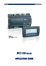 Emerson Dixell iProChill IPC115D Application Manual предпросмотр