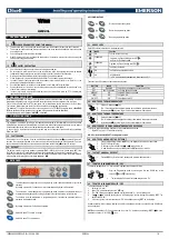 Preview for 1 page of Emerson Dixell WING XW220L Installing And Operating Instructions