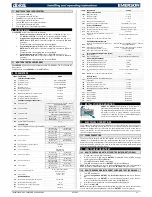 Предварительный просмотр 3 страницы Emerson dixell XC10CX Installing And Operating Instructions