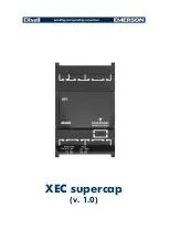 Preview for 1 page of Emerson Dixell XEC Supercap Installing And Operating Instructions