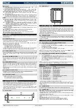 Preview for 4 page of Emerson Dixell XH360L-V Installing And Operating Instructions