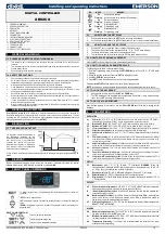 Предварительный просмотр 1 страницы Emerson dixell XR02CX Installing And Operating Instructions