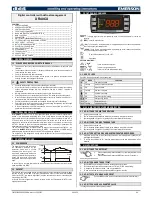 Preview for 1 page of Emerson Dixell XR40CX Installing And Operating Instructions