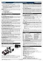 Preview for 3 page of Emerson Dixell XR40D Installing And Operating Instructions