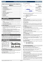 Emerson Dixell XR44CH Installing And Operating Instructions preview