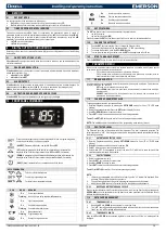 Предварительный просмотр 2 страницы Emerson Dixell XR60CHC Installing And Operating Instructions