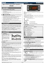 Preview for 1 page of Emerson Dixell XR64CX Installing And Operating Instructions