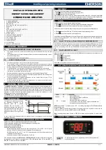 Emerson Dixell XRB06CH Installing And Operating Instructions preview