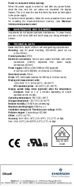 Предварительный просмотр 4 страницы Emerson Dixell XT11S User Manual