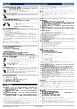 Preview for 2 page of Emerson dixell XW30VS Installing And Operating Instructions