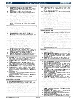 Preview for 3 page of Emerson Dixell XW60LH Installing And Operating Instructions