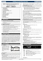 Emerson dixell XW60LT Installing And Operating Instructions preview