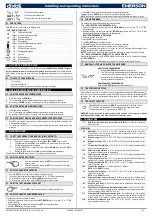 Preview for 2 page of Emerson dixell XW60LT Installing And Operating Instructions