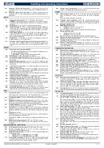 Preview for 3 page of Emerson dixell XW60LT Installing And Operating Instructions