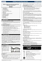 Emerson dixell XW90LT Installing And Operating Instructions preview