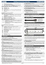 Preview for 4 page of Emerson dixell XW90LT Installing And Operating Instructions