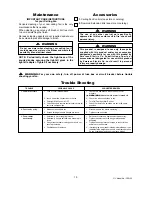 Preview for 13 page of Emerson DUNNINGTON CF3100AGW00 Owner'S Manual