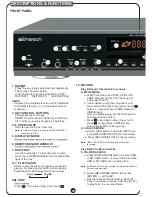 Предварительный просмотр 6 страницы Emerson DV-120 User Manual